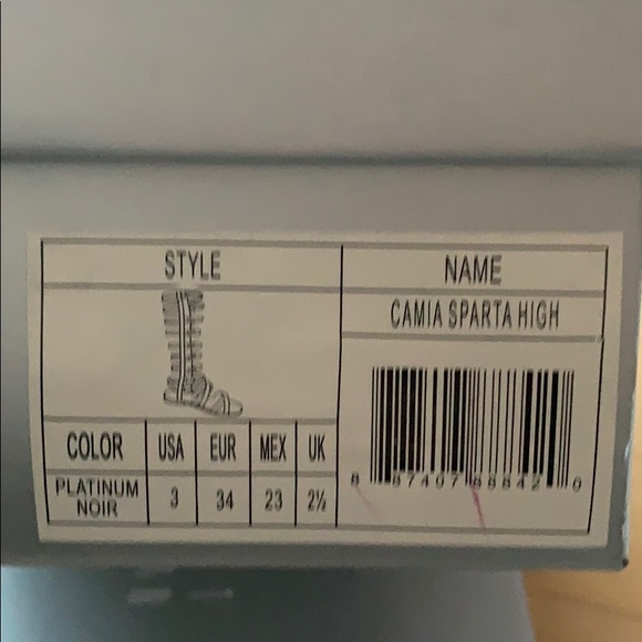 Stuart Weitzman girls camia Sparta high sz 3 - Picture 1 of 3